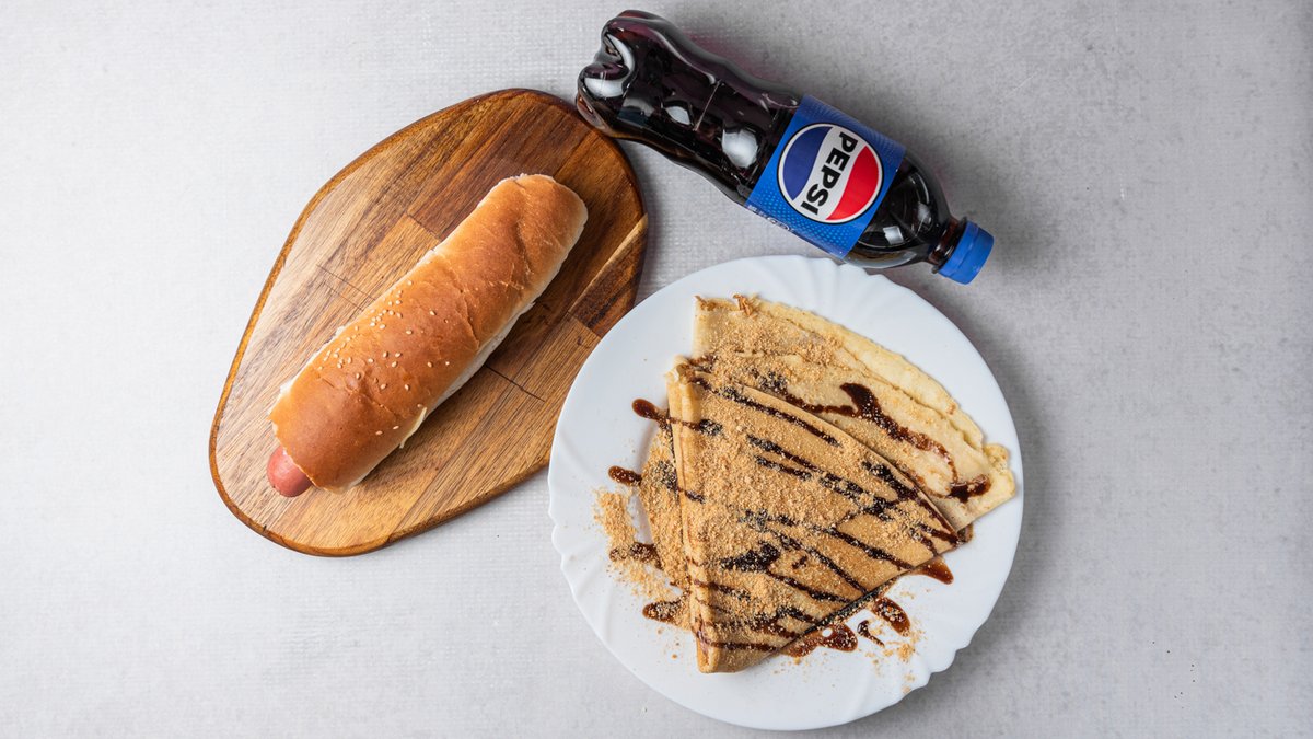 Kombo 4 – Duo – Veliki hot dog + slatka palačinka